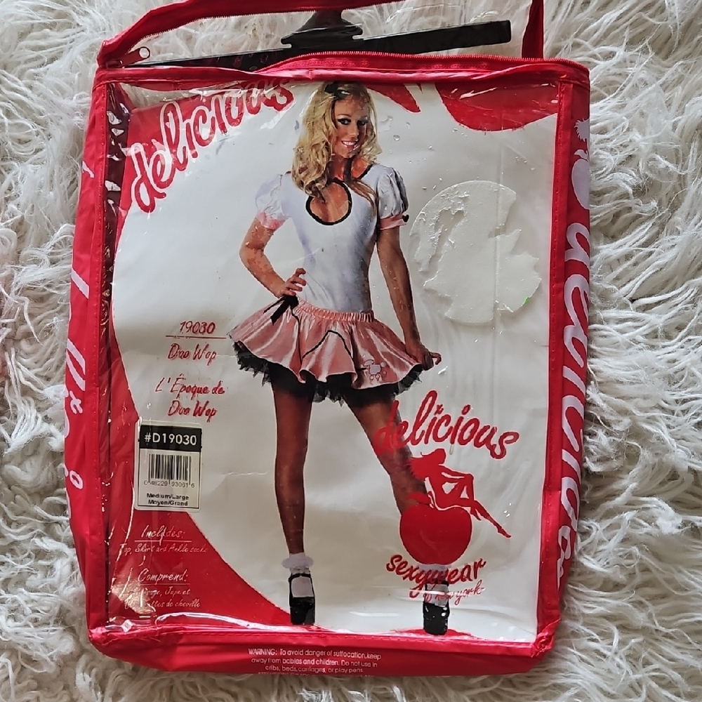 Delicious Pink and White Dress Costume